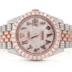 ROLEX DATEJUST DIAMOND 41MM TWO TONE AUTOMATIC STAINLESS STEEL MOISSANITE 22.30CT