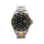 Rolex Submariner Date, 40mm, 18k Yellow Gold and Stainless Steel, Black Dial, 16613
