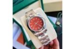 Rolex Oyster Perpetual 31/41mm SS/SS Red/Stk - Image 2