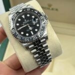 Rolex GMT Master ll Automatic Black Dial Jubilee Bracelet Steel Men's Watch M126710GRNR-0003 - Image 8