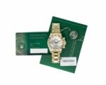 Rolex Cosmograph Daytona White Mother of Pearl Diamond Dial, Yellow Gold, 116508 - Image 8