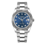 Rolex Datejust 41 Blue Diamond Dial Watch 126334-0015