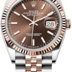 Rolex Datejust 36 Steel & Everose Gold Chocolate Dial Women's Watch M126231-0043