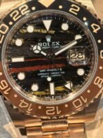 Rolex GMT-Master II 18K Yellow Gold Tiger Eye Dial Jubilee Bracelet - Image 2