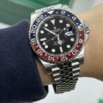 Rolex GMT Master ll Pepsi Bezel Jubilee Bracelet Men's Watch M126710BLRO-0001 - Image 2