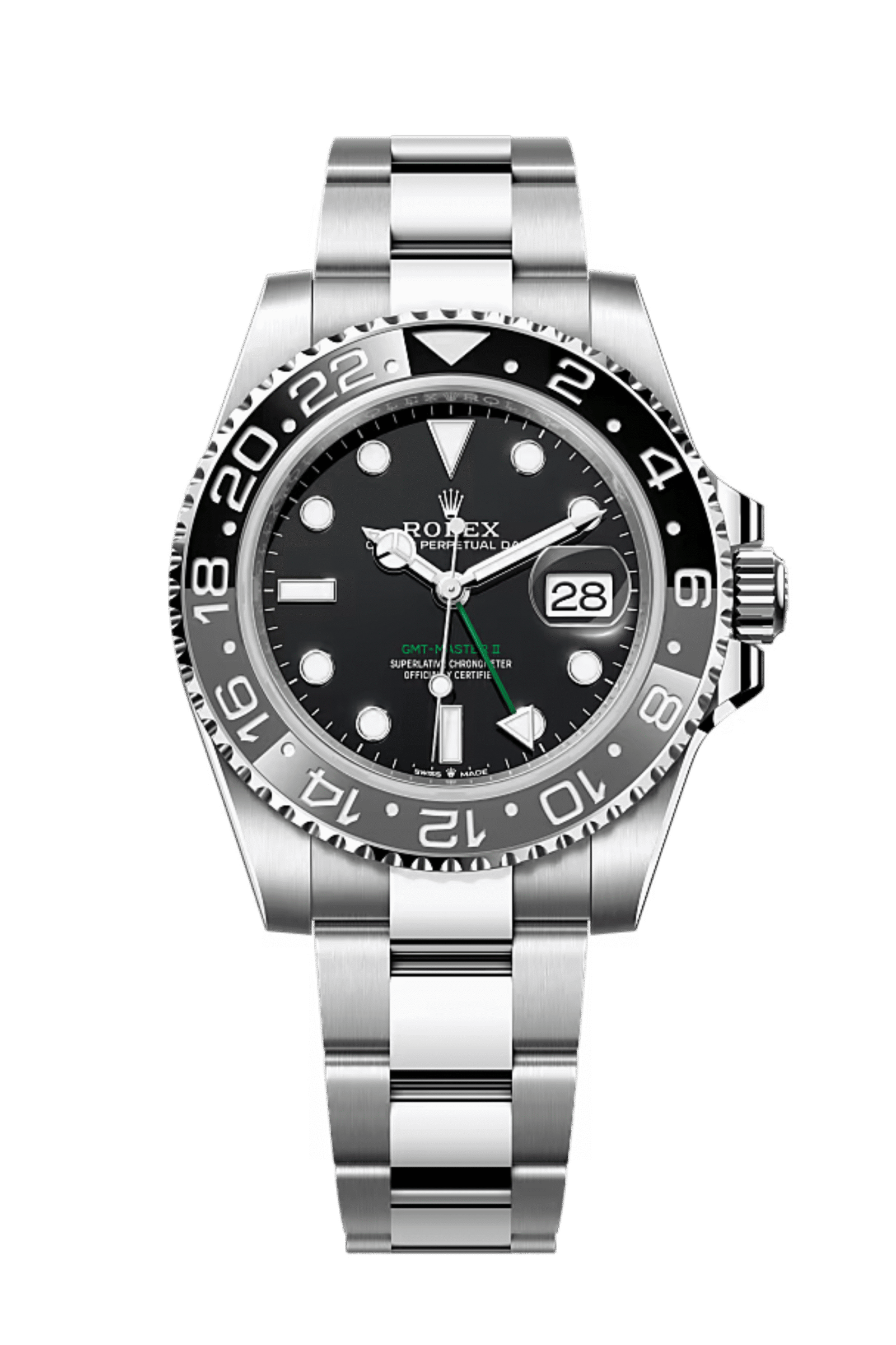 2874d34bc8c1b255c900a244497003dc.png Rolex GMT Master ll Automatic Black Dial Steel Men's Watch M126710GRNR-0004 - Image 1