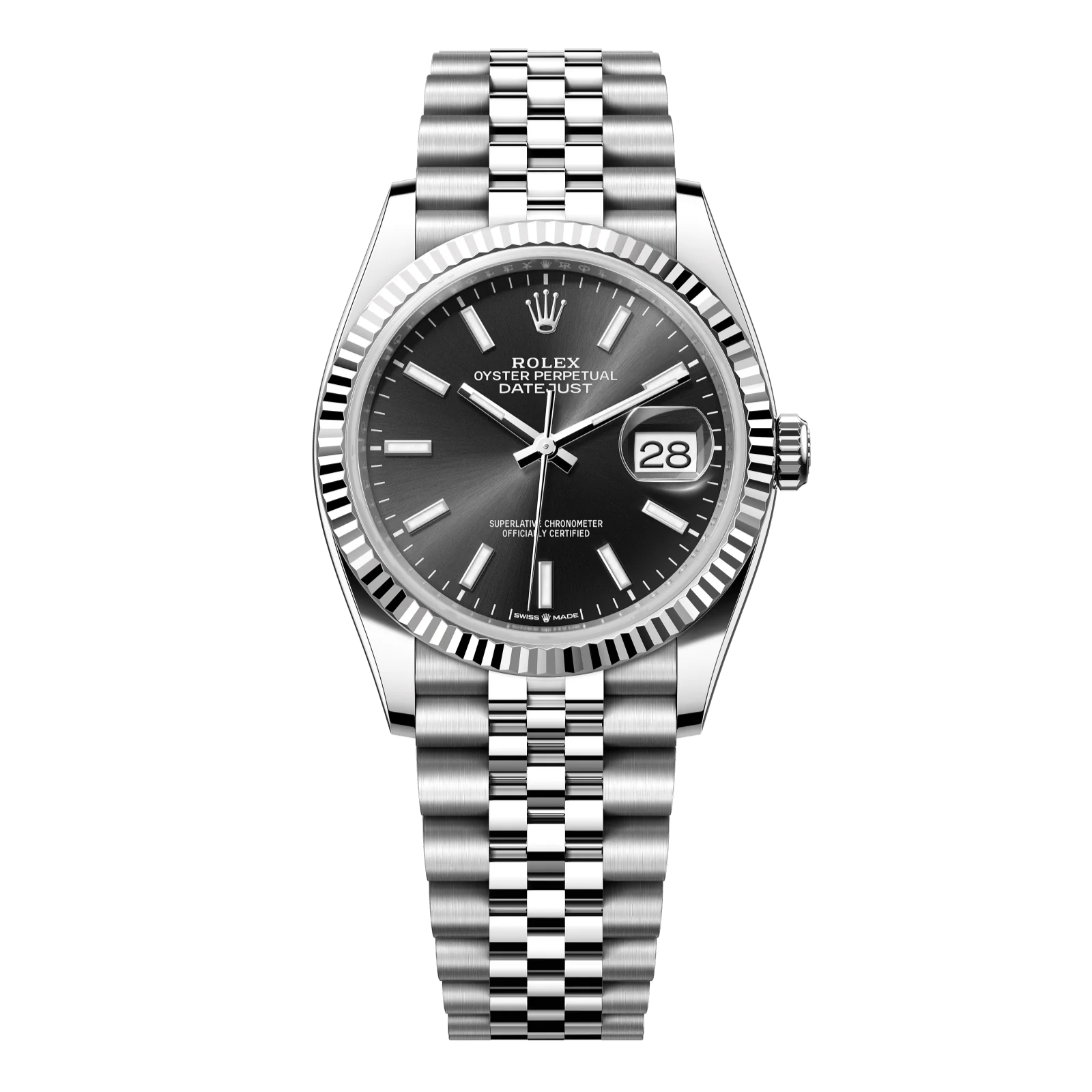2abf4f2c4a408866a6cfa80dca440a86.png Rolex Datejust 36 Black Dial Jubilee Bracelet 126234-0015 - Image 1