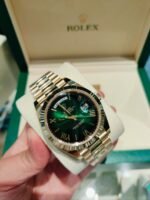 Rolex 2024 Day-Date m128238-0118 Green Dial Yellow Gold Bracelet - Image 7