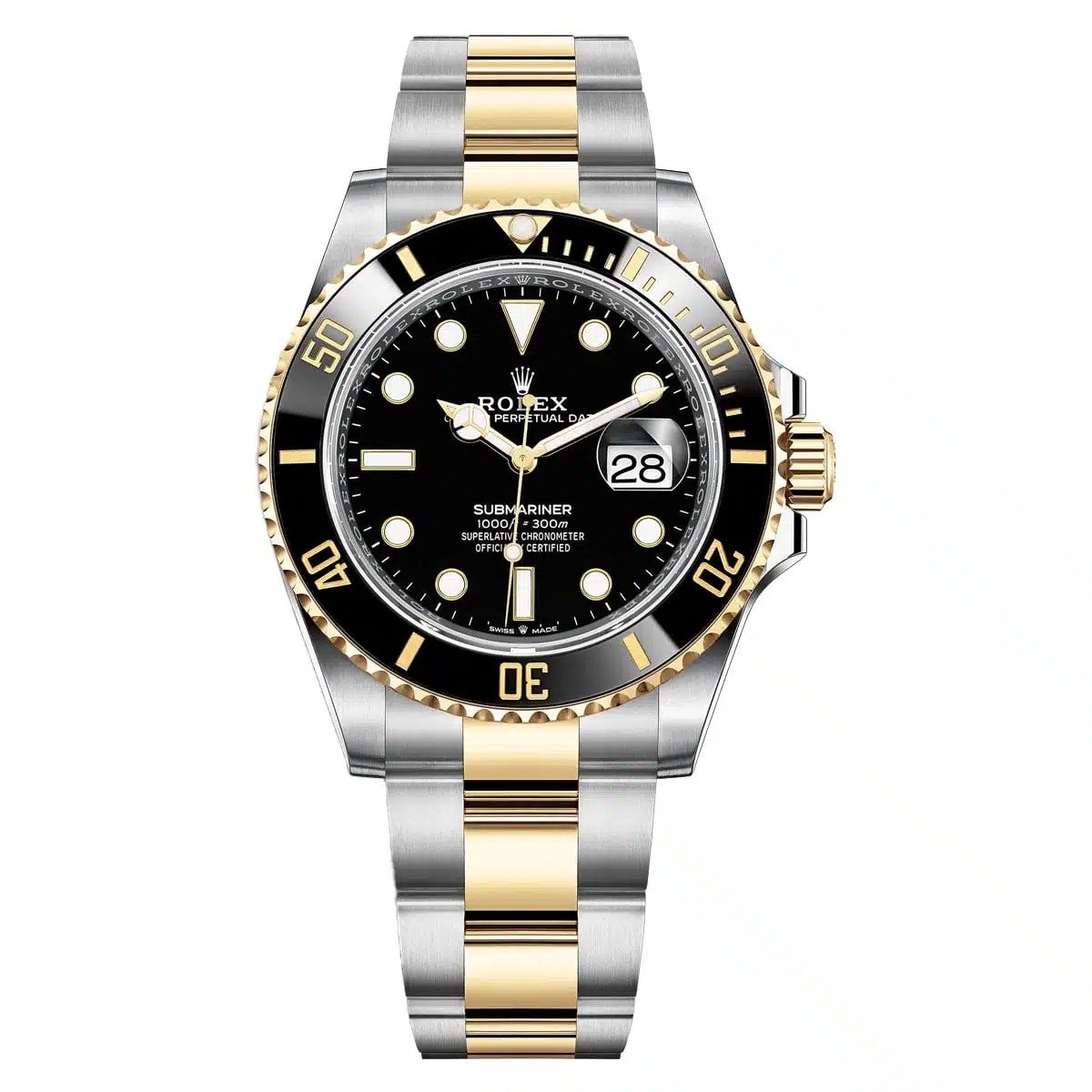 3a9306bfcf3586e29ed6d383fdade78f.jpeg Rolex Submariner Date Two Tone Oyster Bracelet Men's Watch 126613LN - Image 1