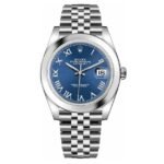 Rolex Datejust 41 Blue Dial Jubilee Bracelet Men's Watch 126300-0018