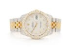 ROLEX Oyster Perpetual Diamond Datejust 41MM two-tone gold full iced moissanite 19.30CT