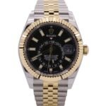 Rolex Sky-Dweller, 42mm, 18k Yellow Gold, Stainless Steel, Black Dial, 330933 - Image 2