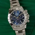 Rolex Cosmograph Daytona 116509 Blue Index Oyster White Gold Mens Watch - Image 12