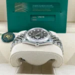 Rolex Datejust 36 Steel & White Gold Black Diamond Dial Women's Watch M126234-0027 - Image 5