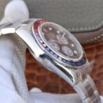 Rolex Pre Owned Steel Daytona 116509 Custom Diamond Rainbow - Image 4