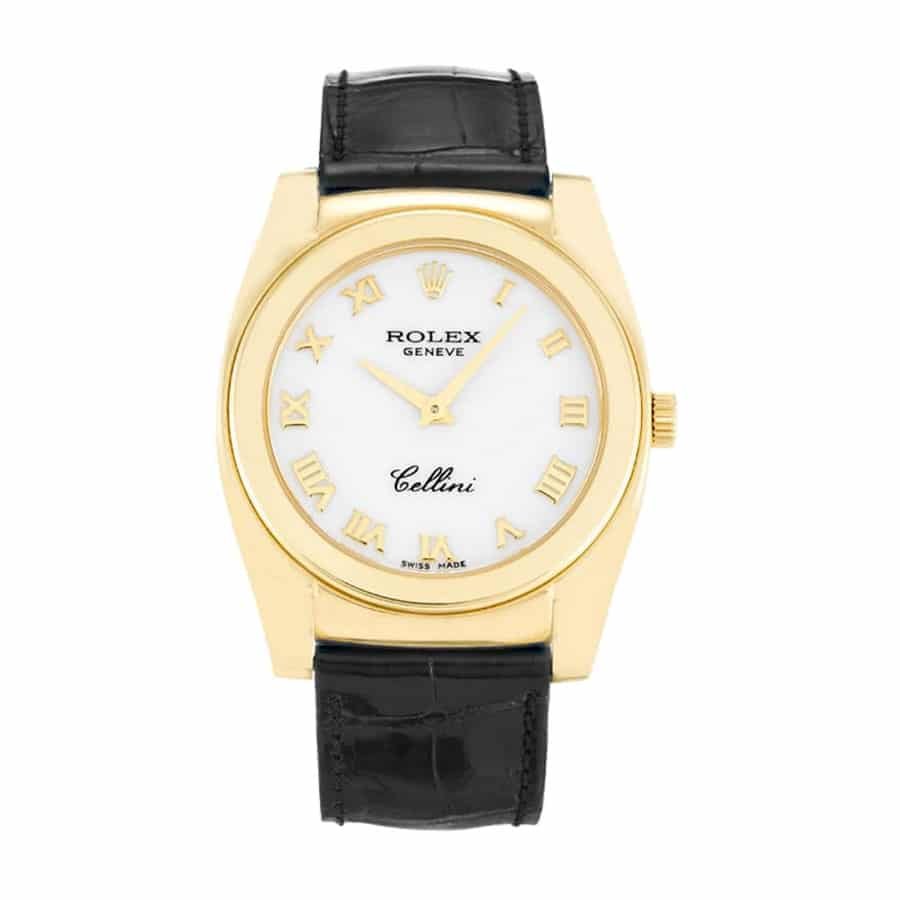 90ac01e0e0c0a48218f9b69fc7ff5d63.jpeg Rolex Cellini Geneve Yellow Gold White 5320/8 Replica - Image 1