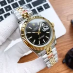 Rolex Datejust 41 Black Dial Men's Gold & Steel Watch 126333-0014 - Image 2