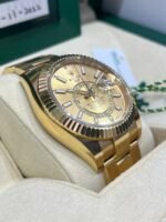 Rolex Sky-Dweller Champagne Dial, 18kt Yellow Gold Watch 326938-0003 - Image 6