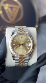Rolex Datejust 41 White Dial Men's Gold & Steel Watch 126333-0015 - Image 3