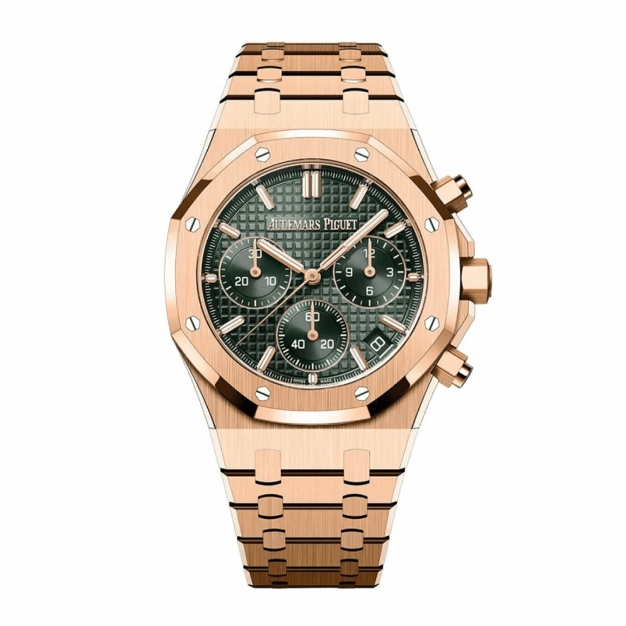 Audemars-Piguet-Royal-Oak-26240OR.OO_.1320OR.04-Rose-Gold-Green-Dial.png Audemars Piguet Royal Oak 26240OR.OO.1320OR.04 Rose Gold Green Dial - Image 1