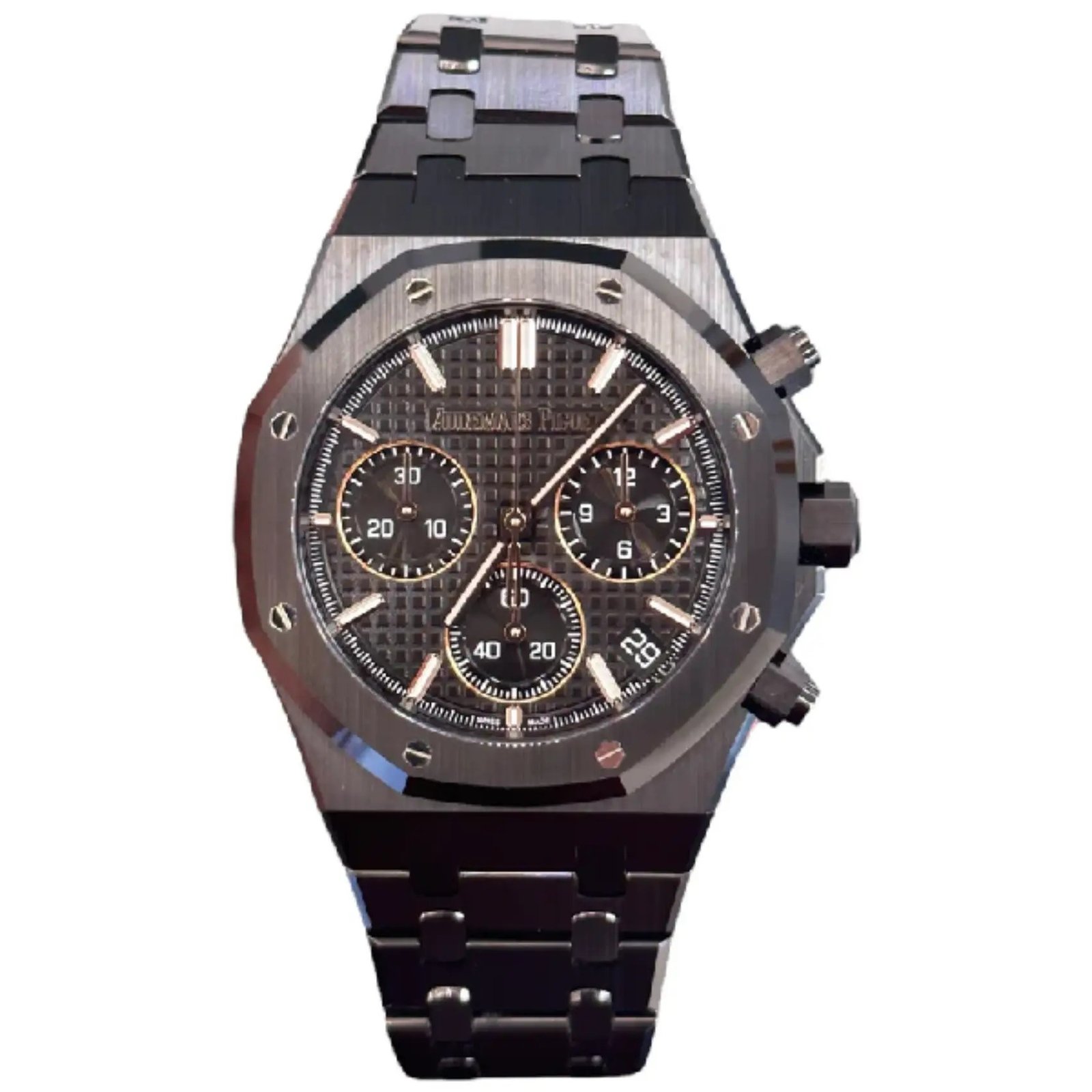 Audemars-Piguet-Royal-Oak-Chronograph.jpg Audemars Piguet 26240CE.OO.1225CE.01 Full Black Replica - Image 1