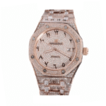 Audemars Piguet Royal Oak Iced Out Rose Gold Replica - Image 2