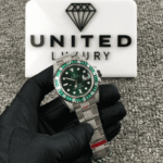 Rolex Submariner Hulk 116610LV Diamond Green Dial Iced Out Replica - Image 2