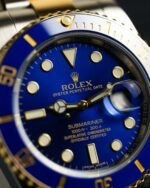 Rolex Submariner Bluesy Blue Index Dial Oyster Bracelet Mens Watch 116613lb-0005 - Image 5
