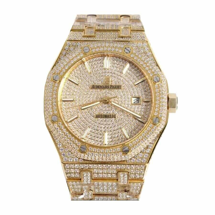 audemars-piguet-royal-oak-selfwinding-gold-15400sr-oo-1220sr-01-iced-out-replica-1.jpg Fully Iced Out Ap Replica - Image 1