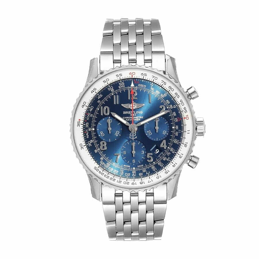 breitling-navitimer-01-blue-dial-limited-edition-ab0121c4-c920-447a-unworn-replica.jpg Breitling Navitimer B01 Replica - Image 1