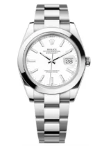 Rolex Datejust 41 Stainless Steel White Dial Men's Watch M126300-0005