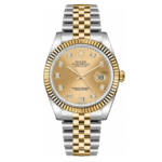 Rolex Datejust 36 Champagne Diamond Dial Watch 116233-0150