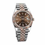 Rolex Datejust 126331 Everose Gold Automatic Chocolate Dial Jubilee Replica - Image 2