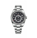 Rolex Sky-Dweller 42mm Black Dial Oyster Bracelet Men's Watch 326939