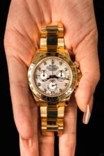 Rolex Cosmograph Daytona White Mother of Pearl Diamond Dial, Yellow Gold, 116508 - Image 5