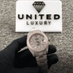 Rolex Datejust Two Tone Jubilee Fully Iced Out 126303 Replica - Image 2