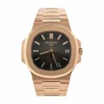 Patek Philippe Nautilus Rose Black Dial Replica
