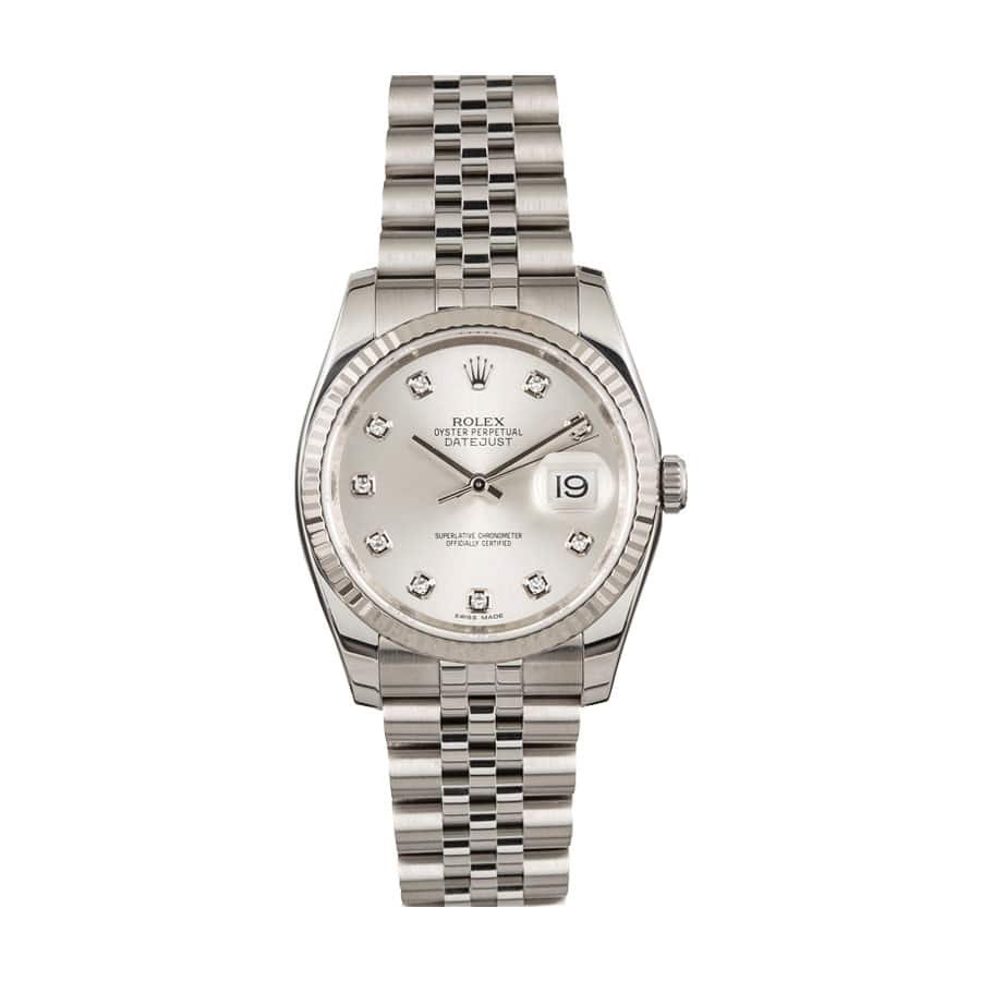 rolex-datejust-126234-36mm-steel-automatic-silver-dial.jpg Rolex Datejust 116234-0084 Silver Dial Replica - Image 1