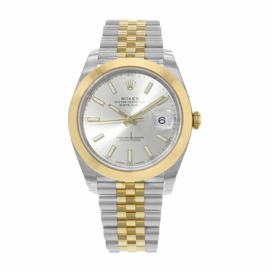 rolex-datejust-126303-41mm-yellow-gold-steel-automatic-slate-dial.jpg Yellow Gold Datejust Replica - Image 1