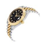 Rolex Datejust Black Diamond Dial Steel Yellow Gold 126303BKDJ Jubilee Replica - Image 3