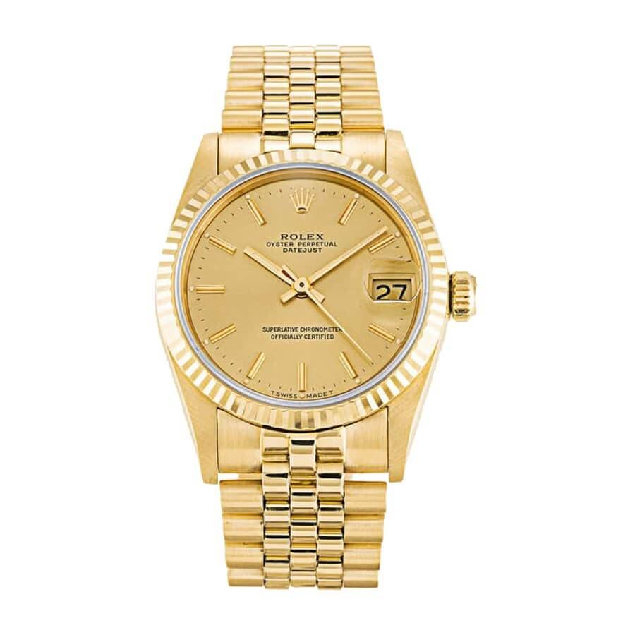 rolex-datejust-yellow-gold-6824.jpg Rolex Datejust Champagne Dial Replica - Image 1