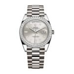 Rolex Day-Date 228349RBR Diamond Bezel Sundust Dial Replica