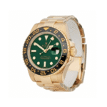 Rolex GMT-Master II 11678LN Yellow Gold Green Dial oyster Replica - Image 3