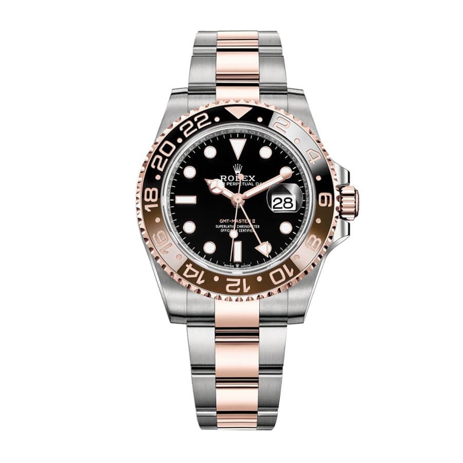 rolex-gmt-master-ii-black-dial-126711chnr-brown-black-replica.jpg Rolex Root Beer Replica - Image 1