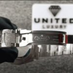 Rolex Datejust White Gold Blue Dial Iced Out 126300 Replica - Image 4