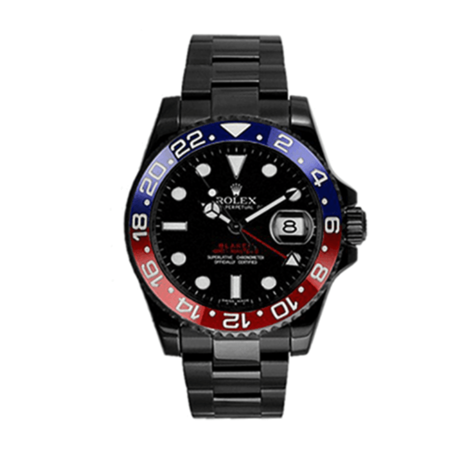 rolex-pepsi-blaken-black-replica-3.png Rolex Blaken 126710BLRO-0001 Pepsi Black Dial Replica - Image 1