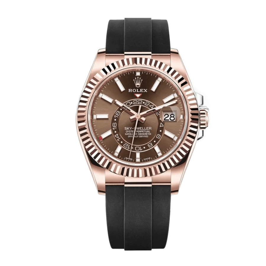 rolex-sky-dweller-chocolate-replica-1.png Rolex Sky-Dweller 326235 Chocolate Dial Replica - Image 1