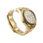 Rolex Sky-Dweller Yellow Gold Fluted Bezel Replica - Image 3