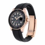 Rolex Yacht-Master 40 116655 SATS Rose Gold Automatic Rubber Black Dial Replica - Image 2